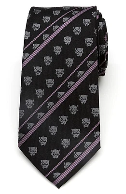 Cufflinks, Inc. Black Panther Stripe Silk Tie at Nordstrom