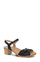 Dansko Tessie Ankle Strap Sandal Black at Nordstrom,