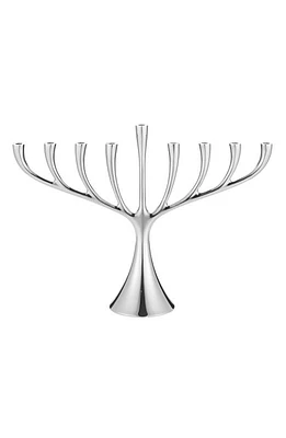 Georg Jensen Cobra Mirror Menorah in Silver at Nordstrom