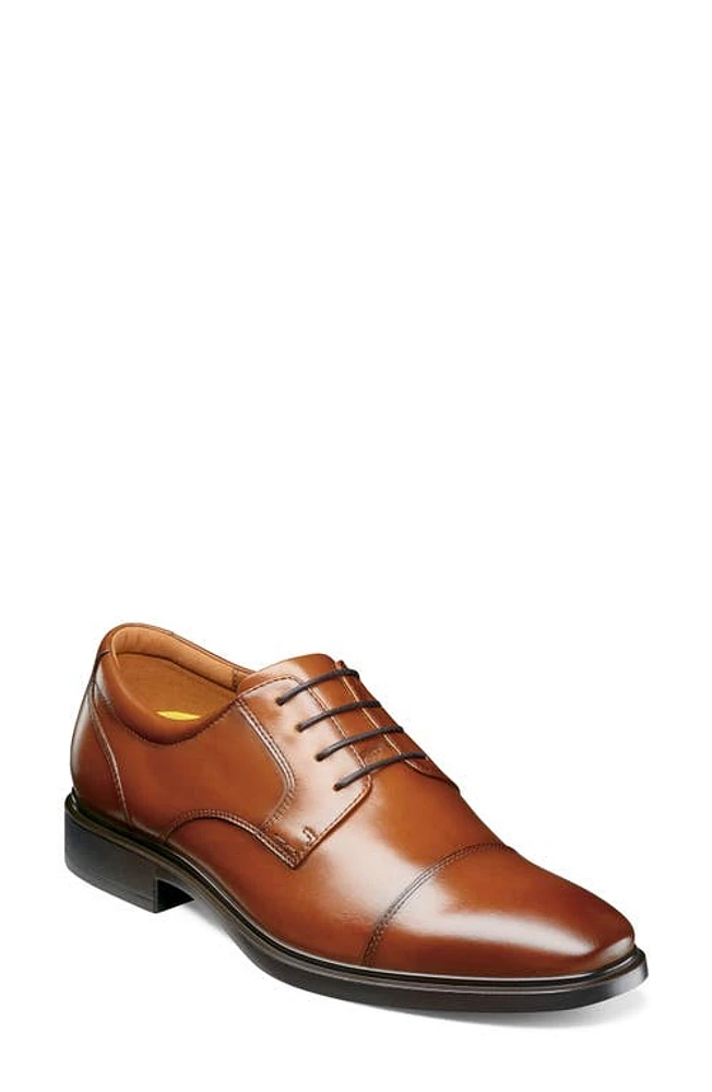 Florsheim Forecast Waterproof Cap Toe Derby Cognac at Nordstrom,