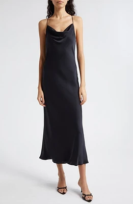 Ramy Brook Averi Halter Dress Black at Nordstrom,