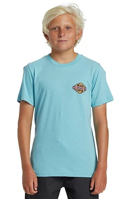 Quiksilver Kids' Rainmaker BT0 Cotton Graphic T-Shirt in Marine Blue at Nordstrom