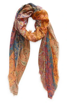 JANE CARR The Paisley Wrap in Firework at Nordstrom