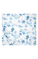 SFERRA Procida Floral Cotton Percale Duvet Cover in Cobalt at Nordstrom