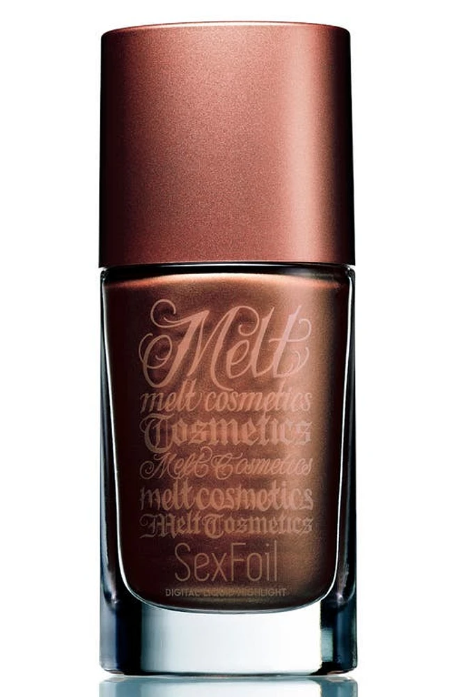 Melt Cosmetics SexFoil Digital Liquid Highlighter in Chocolate Dipped at Nordstrom