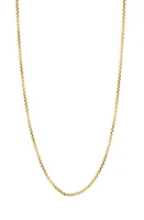 Bony Levy 14K Gold Box Chain Necklace in Yellow Gold at Nordstrom, Size 18