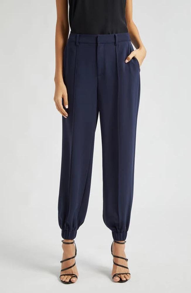 Cinq à Sept Tabitha Taper Pants Navy at Nordstrom,