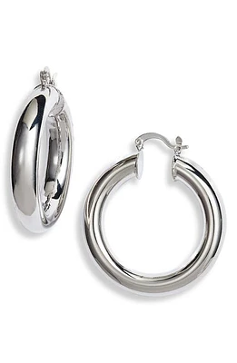 SHYMI Yve Medium Hoop Earrings in Silver at Nordstrom