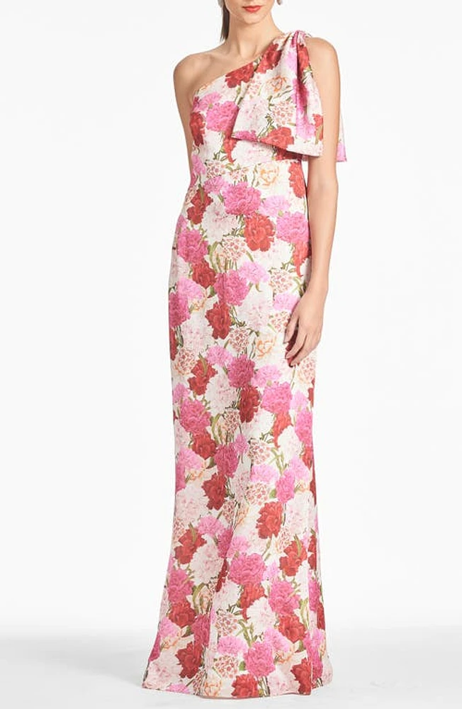 Sachin & Babi Chelsea One-Shoulder Gown Campo Di Fiore at Nordstrom,