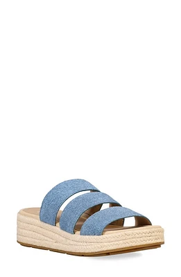 Eileen Fisher Mayla Wedge Sandal Denim at Nordstrom,