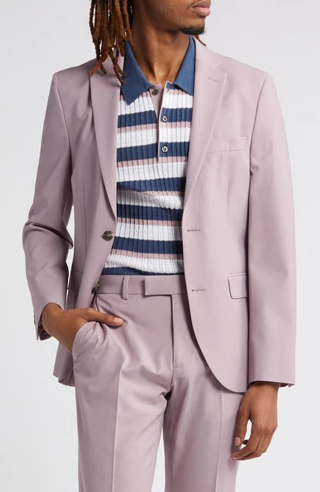 Open Edit Solid Extra Trim Wool Blend Sport Coat at Nordstrom,