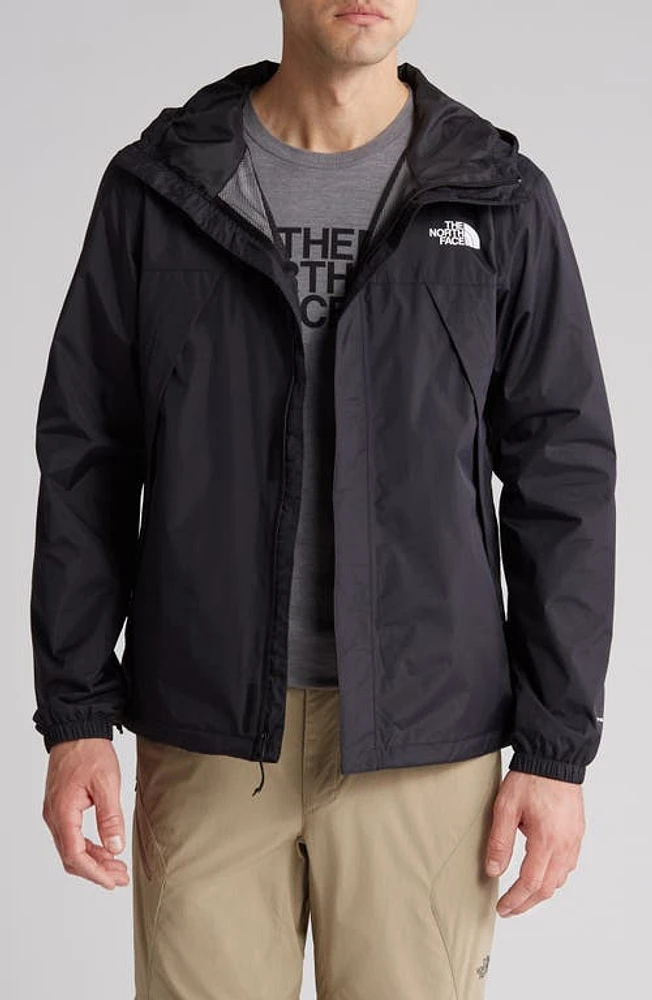 The North Face Antora Waterproof Jacket in Tnf Black at Nordstrom, Size Small