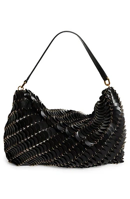 Rabanne Sac Leather Shoulder Bag in Black at Nordstrom