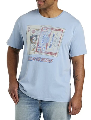 Lucky Brand Jeans King Of Beers Graphic Tee Blue Fog at Nordstrom, Big