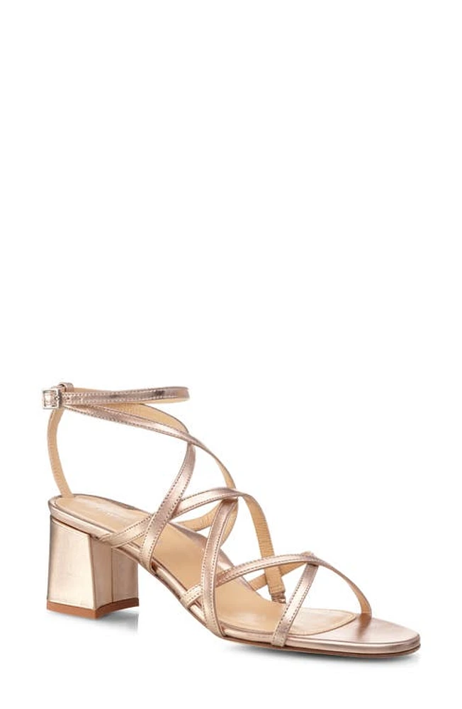 MARION PARKE Ramona 60 Water Resistant Block Heel Sandal Powder at Nordstrom,