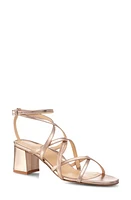 MARION PARKE Ramona 60 Water Resistant Block Heel Sandal Powder at Nordstrom,