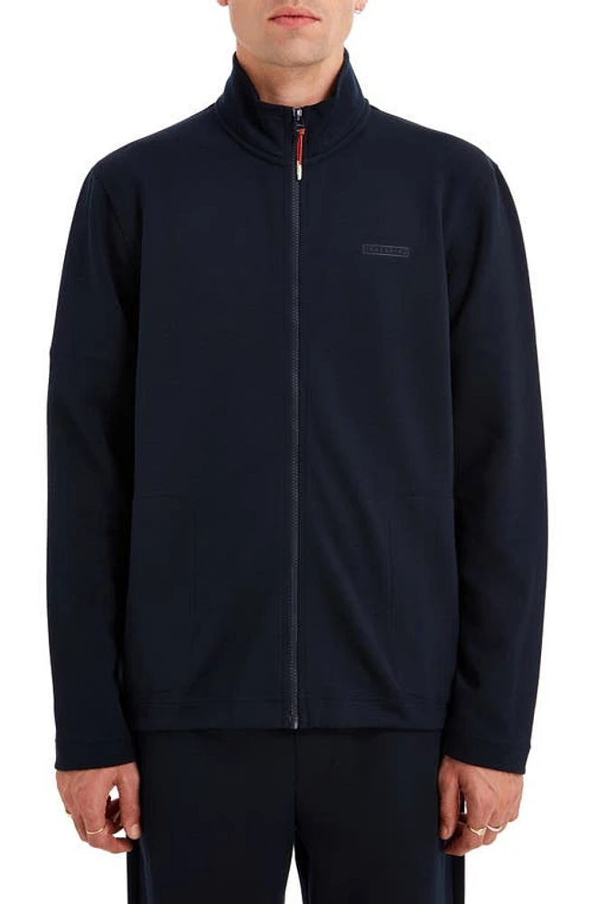 Sealskinz Earsham Water Repellent Knit Jacket Navy at Nordstrom,