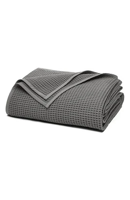 Boll & Branch Waffle Organic Cotton Blanket in Stone at Nordstrom