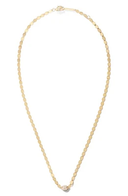 Lana Flawless Nude Diamond Link Chain Necklace in Yellow Gold at Nordstrom