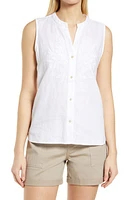 Tommy Bahama Costalina Sleeveless Linen Top at Nordstrom,