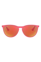 Ray-Ban Ray-Bay Junior Izzy 50mm Mirrored Sunglasses in Pink Flash at Nordstrom