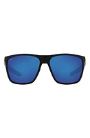 Costa Del Mar 62mm Square Sunglasses in Black Blue at Nordstrom