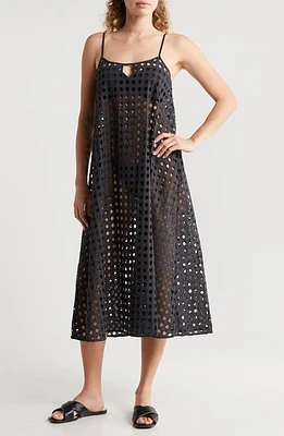 Solid & Striped The Annika Cover-Up Dress Blackout at Nordstrom,