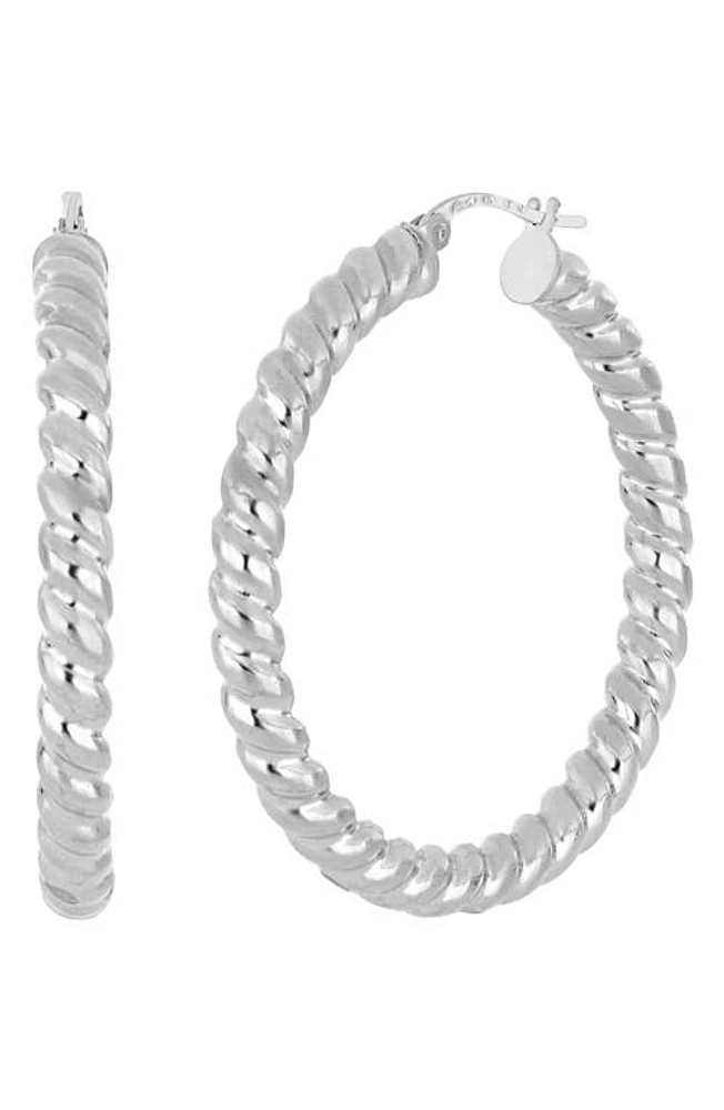 Bony Levy 14K Gold Rope Hoop Earrings in 14K Gold at Nordstrom