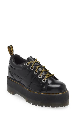 Dr. Martens 5-Eye Quad Max Lug Platform Sneaker Black Buttero at Nordstrom,