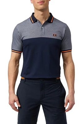 Psycho Bunny Syracuse Block Sport Piqué Polo in Navy at Nordstrom, Size 7