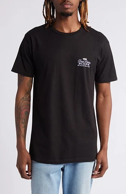 Vans Dual Palms Club Cotton Graphic T-Shirt Black at Nordstrom,