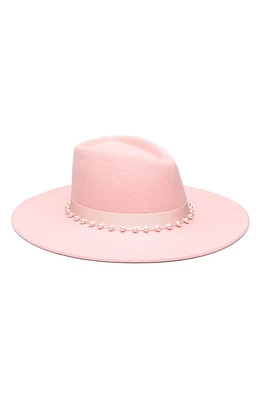 Eugenia Kim Blaine Wool Felt Fedora in Rose at Nordstrom