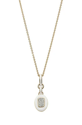 Cast The Stone Charm Necklace in Diamond at Nordstrom, Size 18