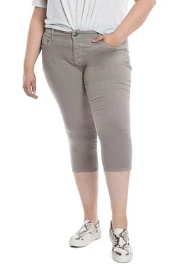 SLINK Jeans High Waist Capri Ultimate Grey at Nordstrom,