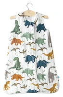 little unicorn Cotton Muslin Wearable Blanket in Dino Friends at Nordstrom