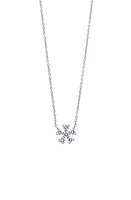 Bony Levy Diamond Flower Pendant in 18K White Gold at Nordstrom