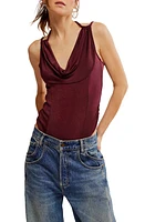 Free People First Choice Cowl Neck Bodysuit at Nordstrom,