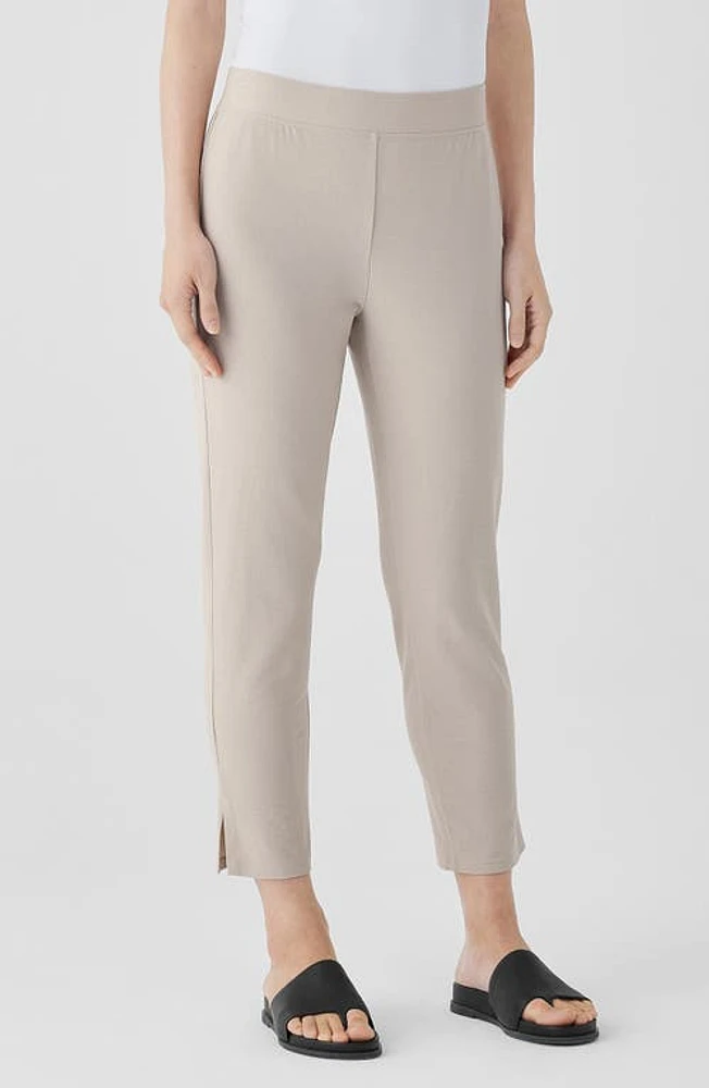 Eileen Fisher High Waist Slim Crop Pants at Nordstrom,