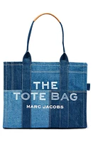 Marc Jacobs The Denim Large Tote Bag in Blue Denim at Nordstrom