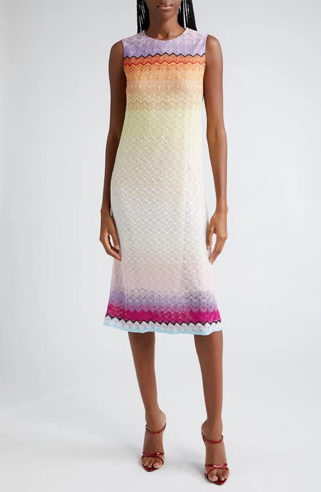 Missoni Gradient Sleeveless Dress Krg0086 Mare Bright Multicol at Nordstrom, Us