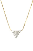 Dana Rebecca Designs 'Emily Sarah' Diamond Triangle Pendant Necklace in Yellow Gold at Nordstrom, Size 16 In