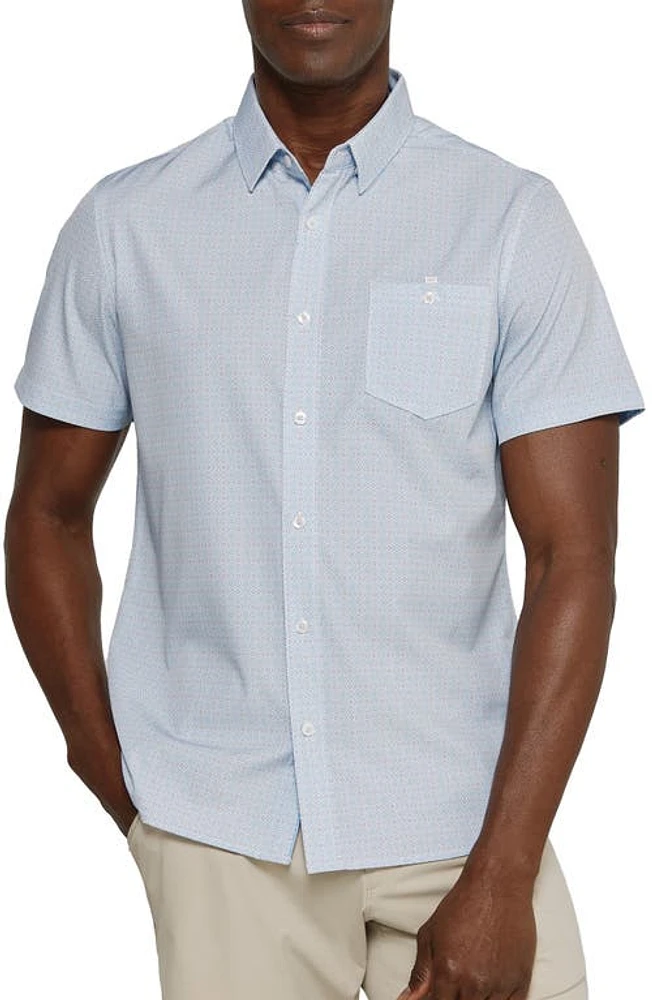 7 Diamonds Lexter Short Sleeve Button-Up Shirt at Nordstrom,