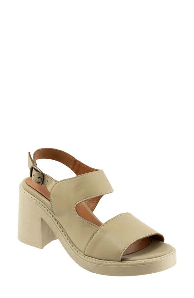 Bueno Myla Ankle Strap Platform Sandal Moss at Nordstrom,