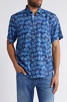 Tommy Bahama Paradise Palms Short Sleeve Performance Button-Up Shirt at Nordstrom,