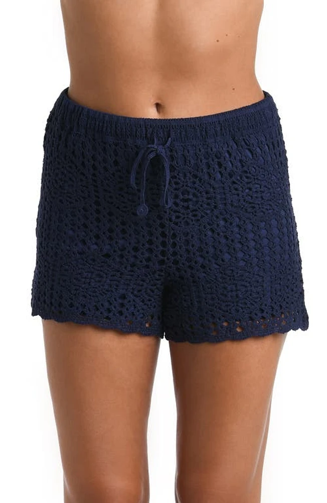 La Blanca Waverly Cotton Cover-Up Shorts at Nordstrom,