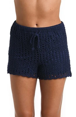 La Blanca Waverly Cotton Cover-Up Shorts at Nordstrom,