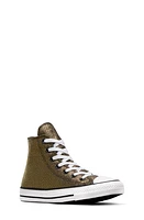 Converse Kids' Chuck Taylor All Star High Top Sneaker Black/Gold/White at Nordstrom, M