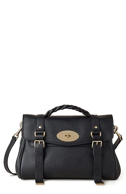 Mulberry Alexa Leather Satchel in Black at Nordstrom