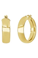 Bony Levy 14K Gold Wide Hoop Earrings in 14K Yellow Gold at Nordstrom