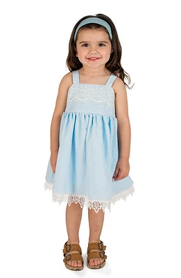 Popatu Lace Dress Blue at Nordstrom,